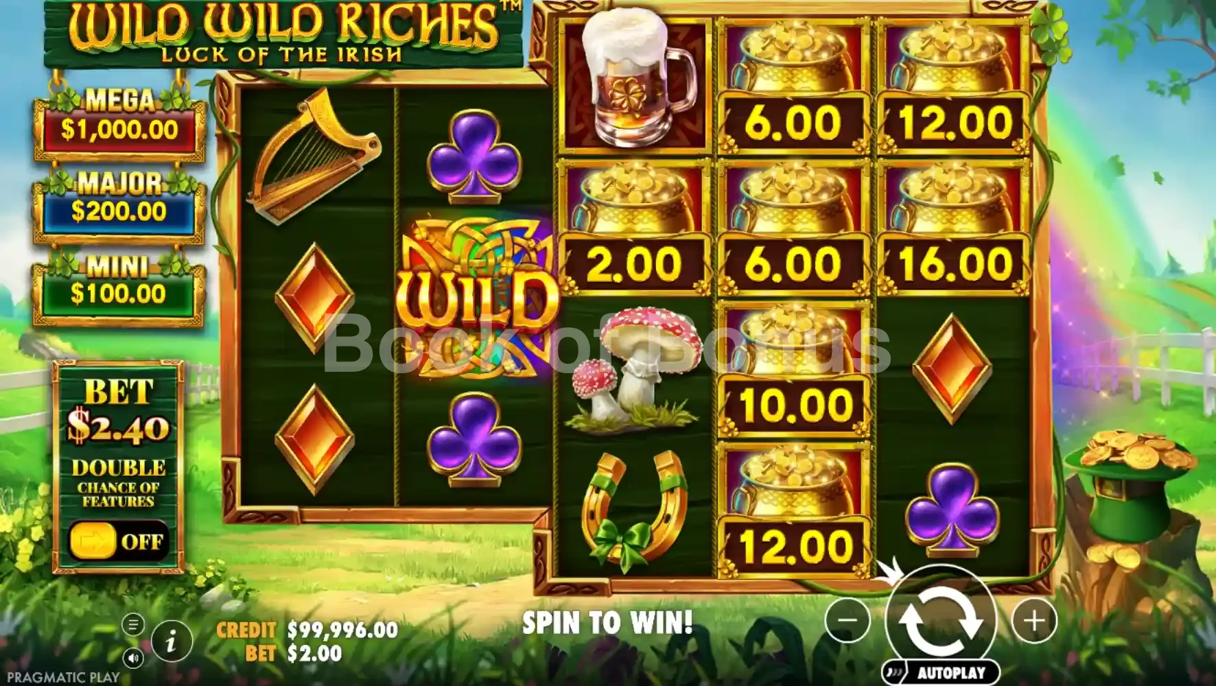 Wild Wild Riches par Pragmatic Play - base game 2