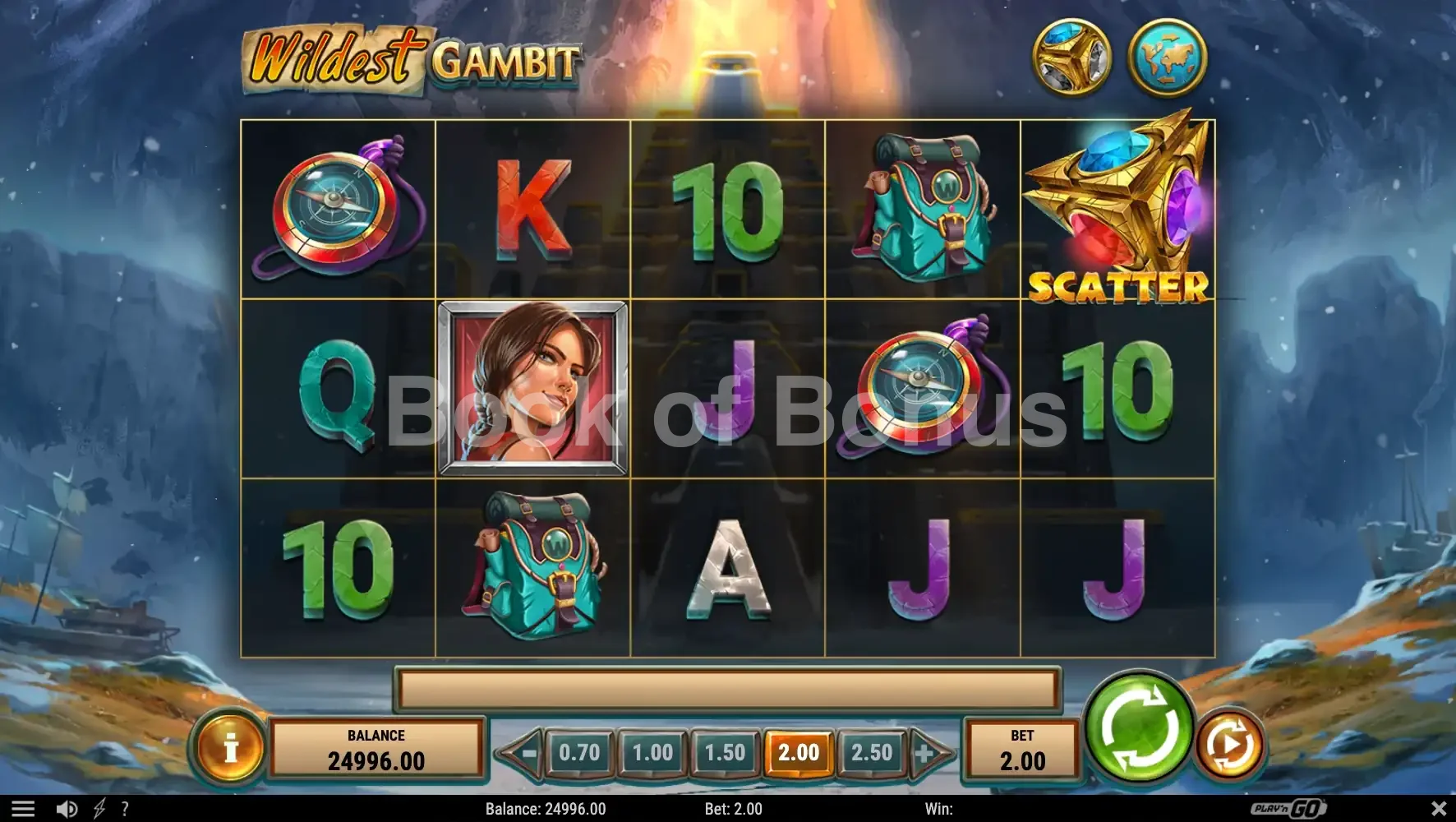 Wildest Gambit par Play'n GO - base game 2