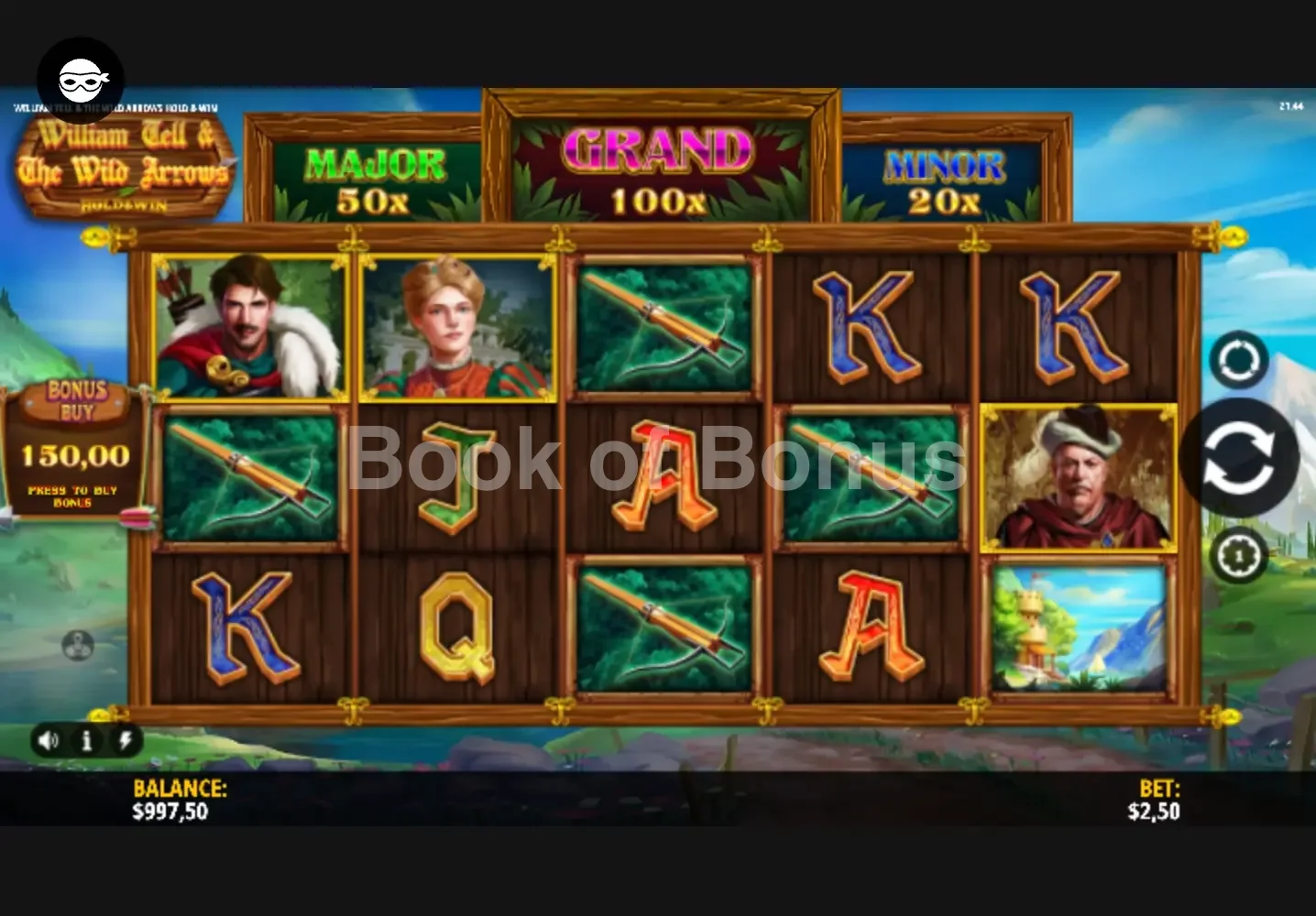 Jeu de base William Tell & The Wild Arrows
