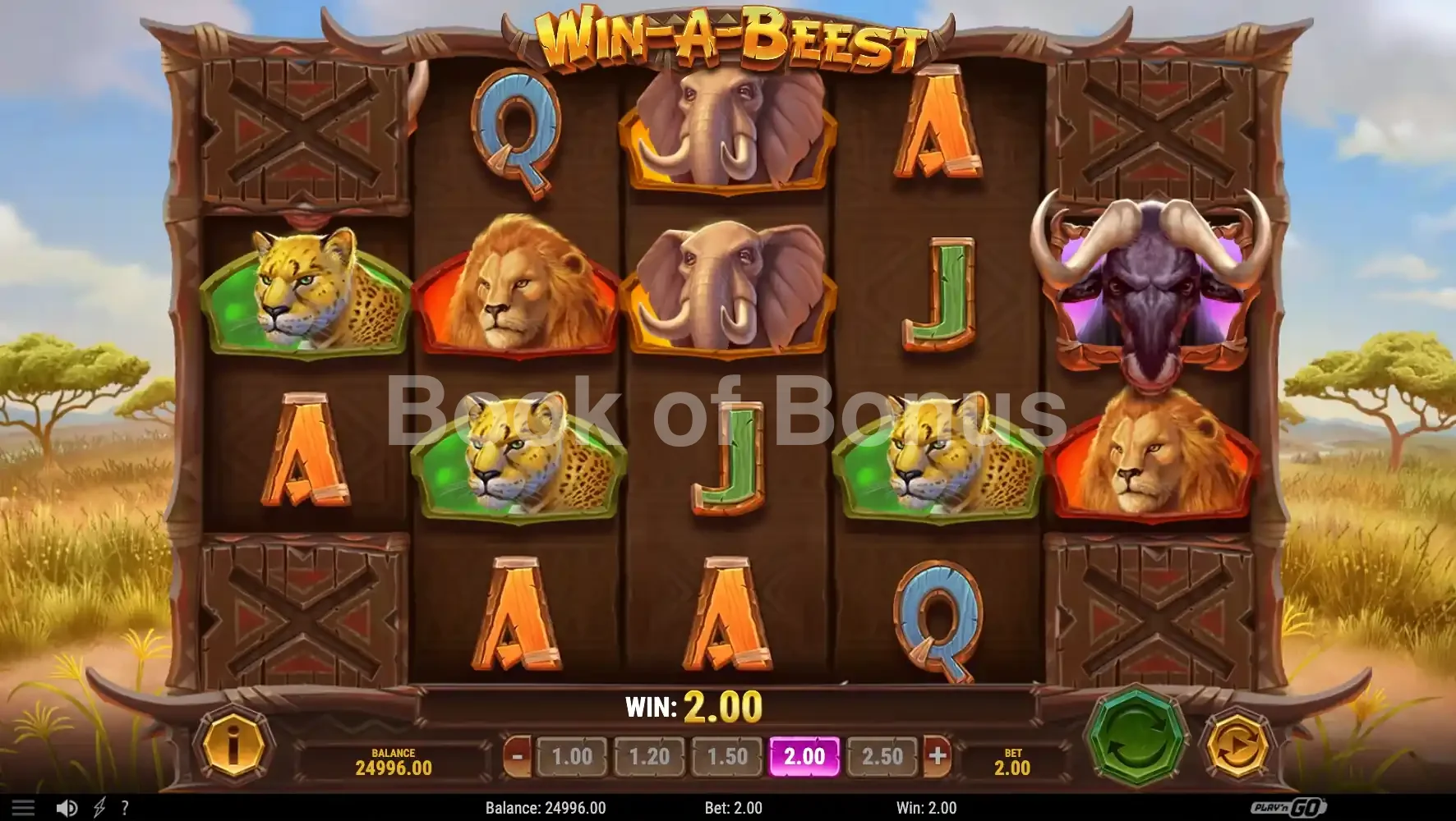 Win a Beest par Play'n GO - base game 2