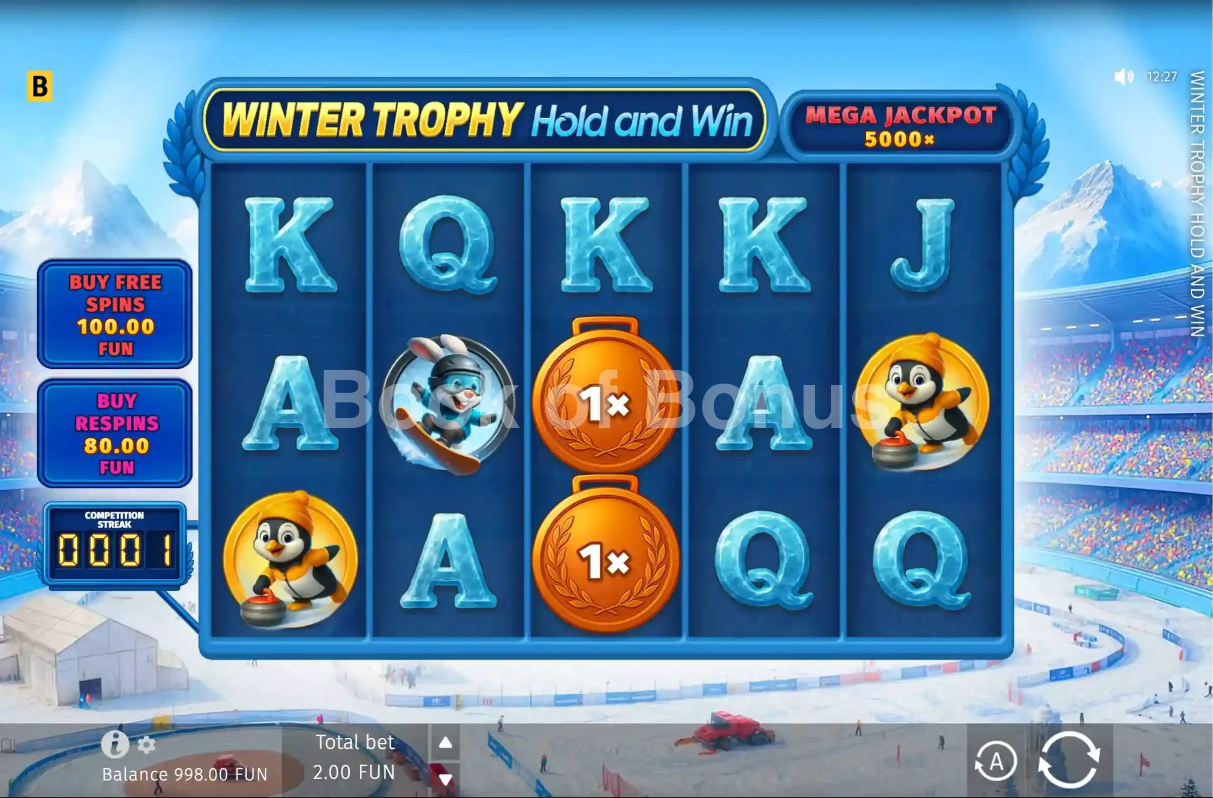 Jeu de base Winter Trophy Hold and Win