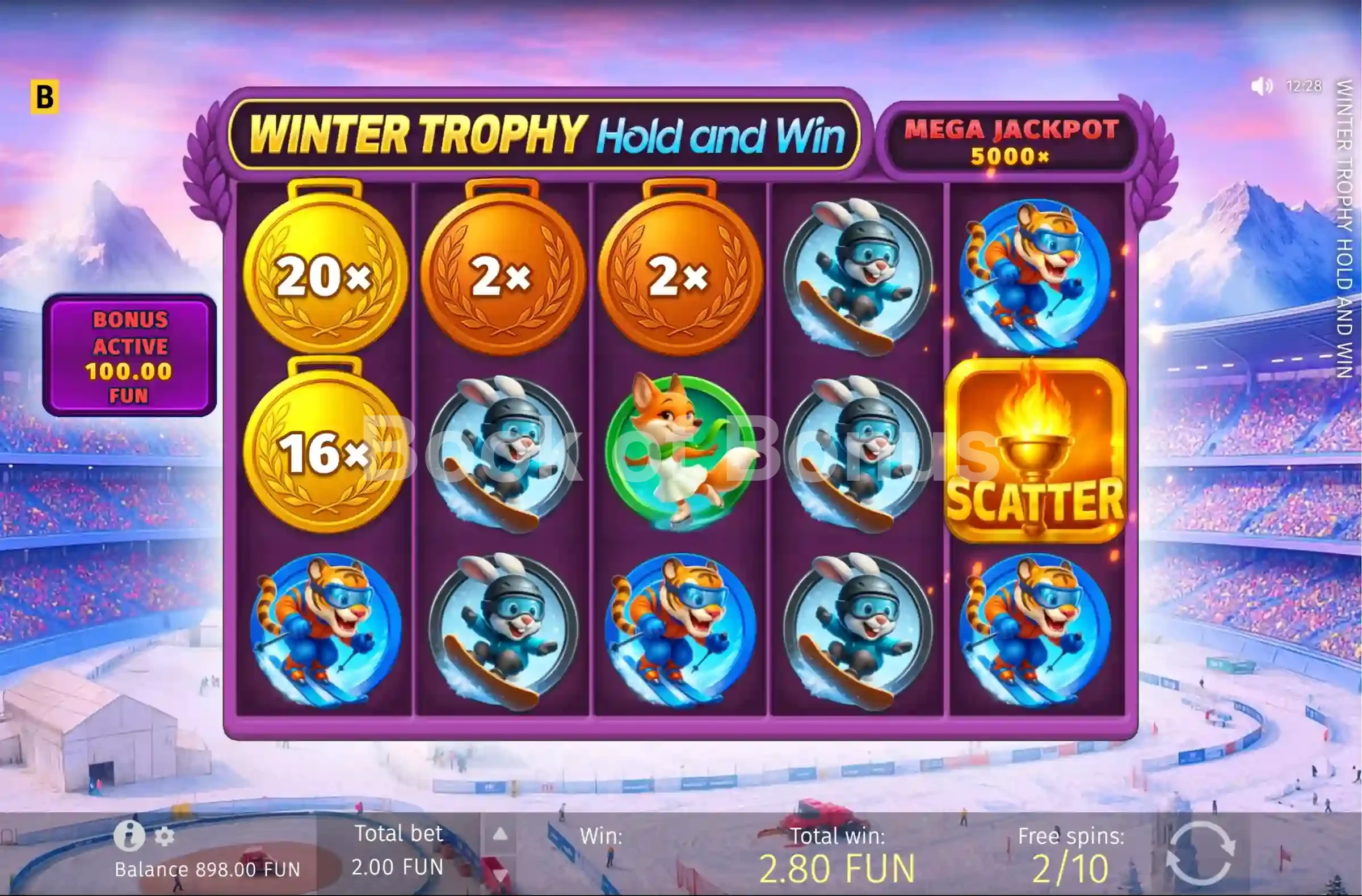 Tours gratuits Winter Trophy Hold and Win