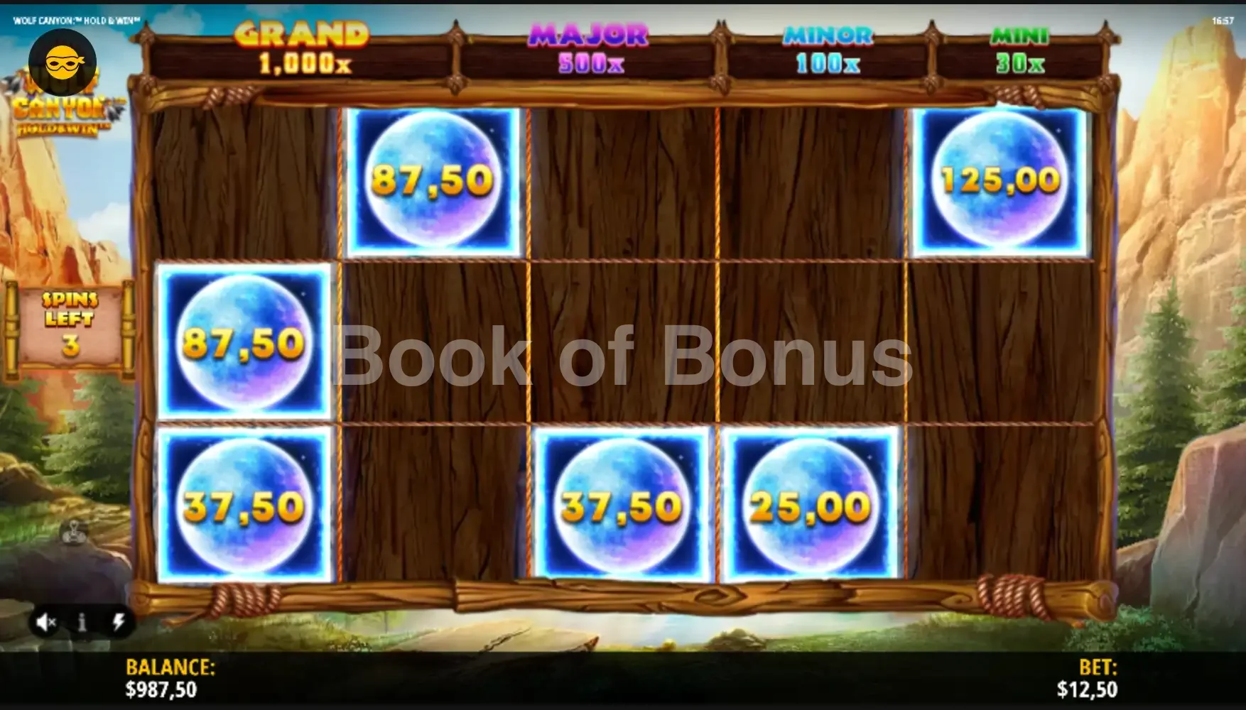 Wolf Canyon Hold & Win par iSoftBet - tours gratuits