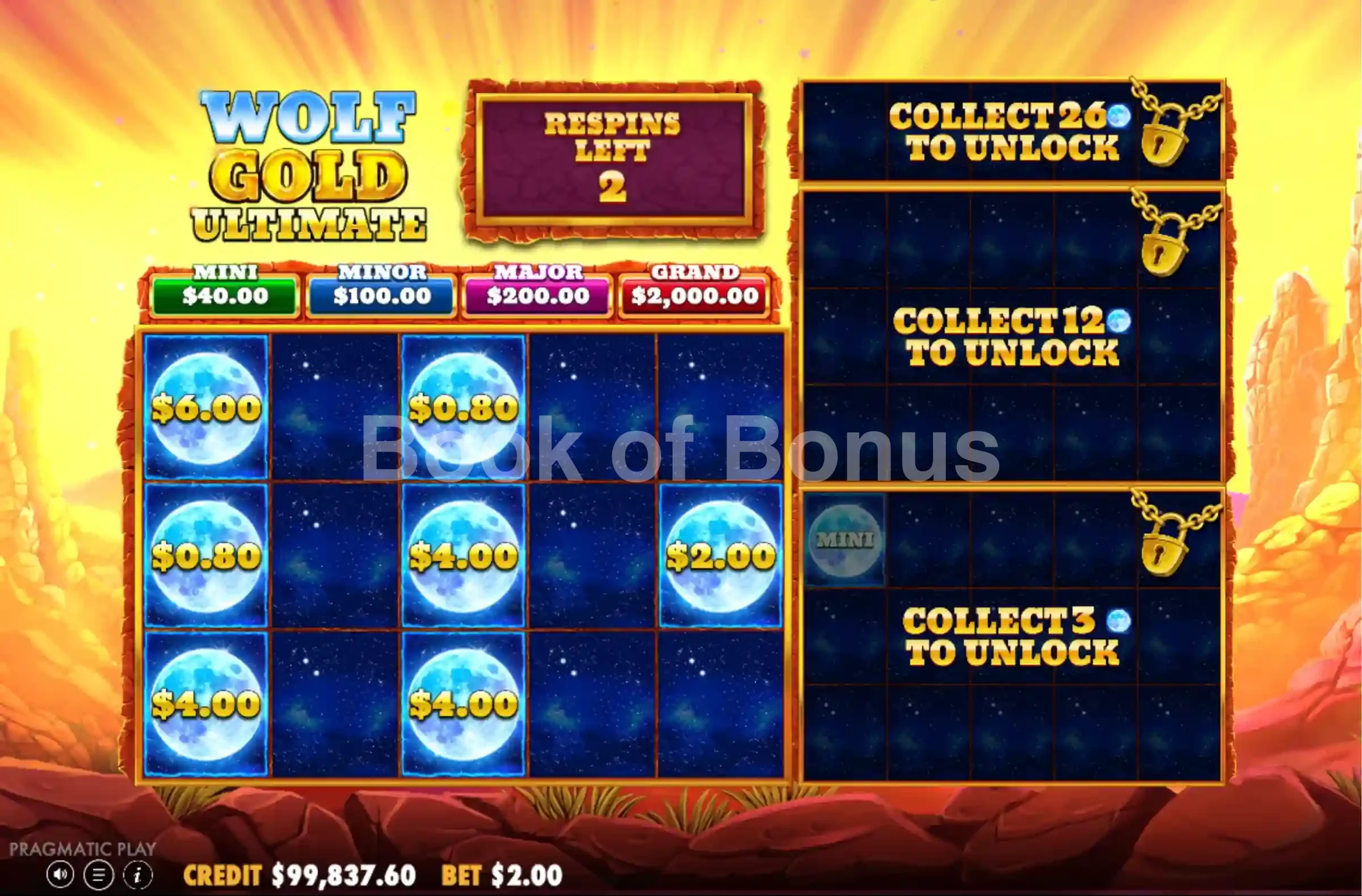 Tours gratuits Wolf Gold Ultimate