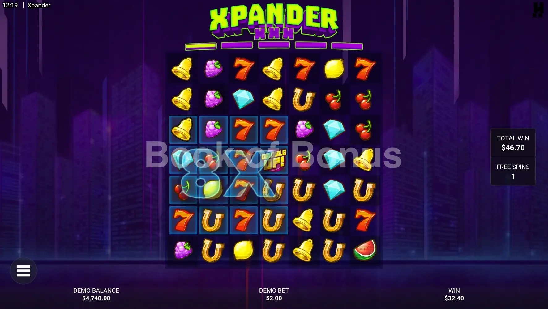 Xpander par Hacksaw Gaming - tours gratuits