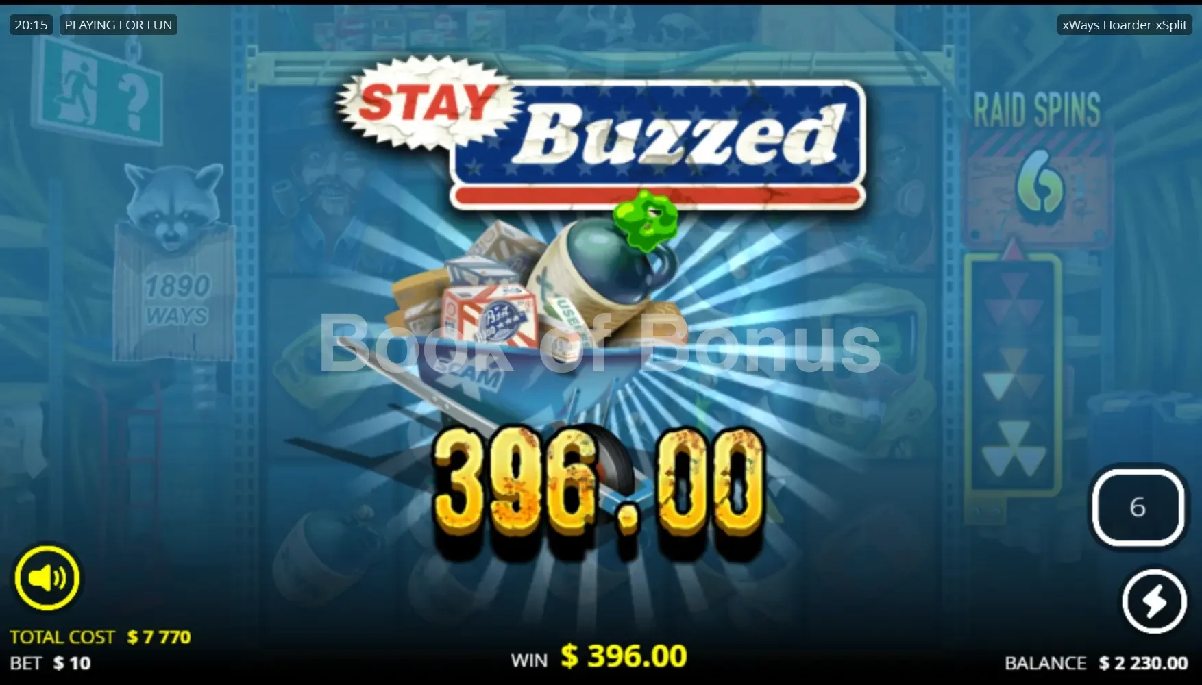 xWays Hoarder xSplit par Nolimit City - gros gain