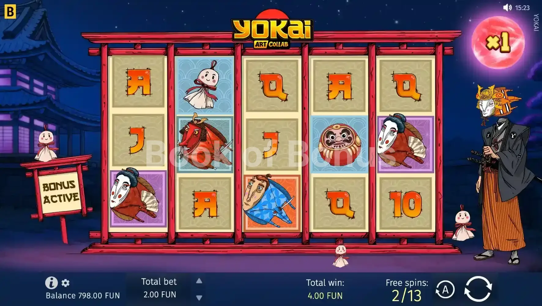 Yokai par BGaming - tours gratuits