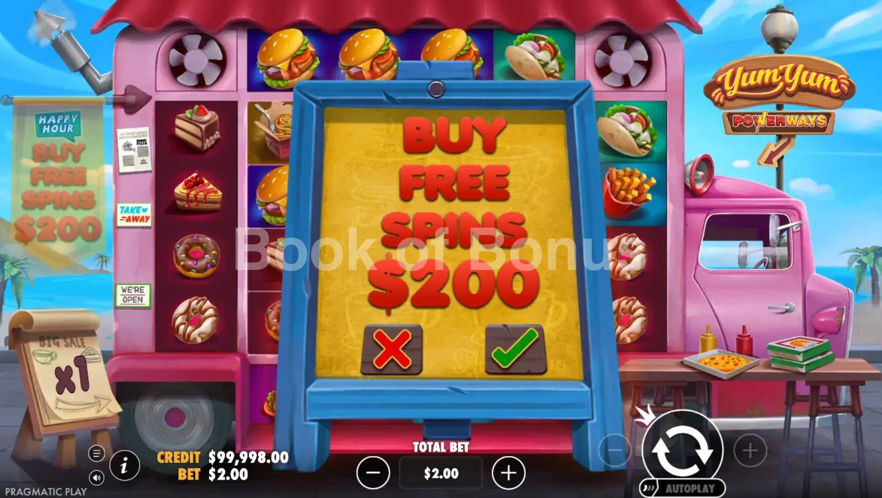 Option Bonus Buy Yum Yum Powerways